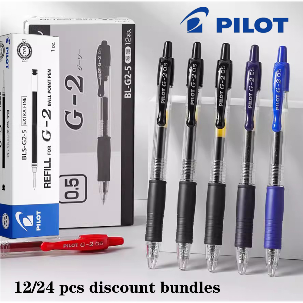Pilot Pen G2 - 12/24 buah pena Gel PILOT asli