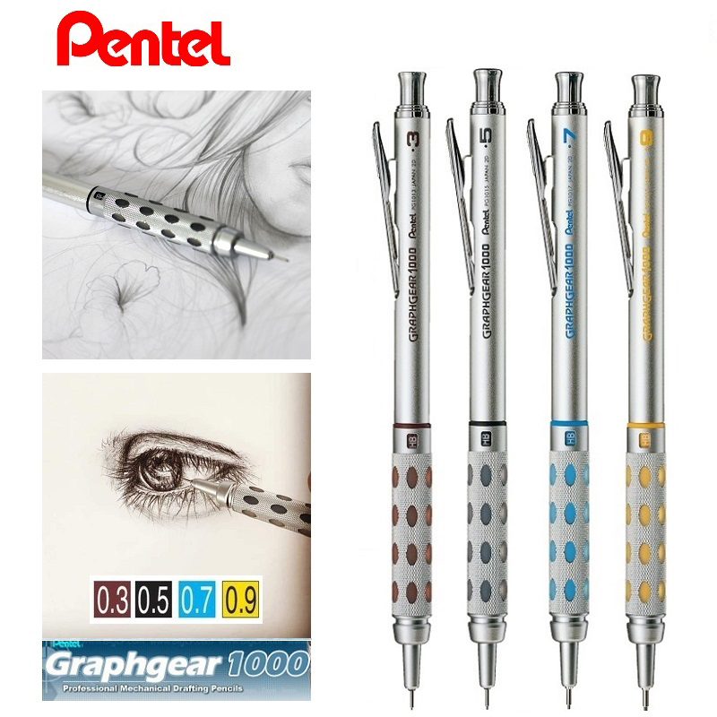 Pentel Pen Graphgear - Pentel GRAPHGEAR 1000 Pensil Mekanik, Gambar
