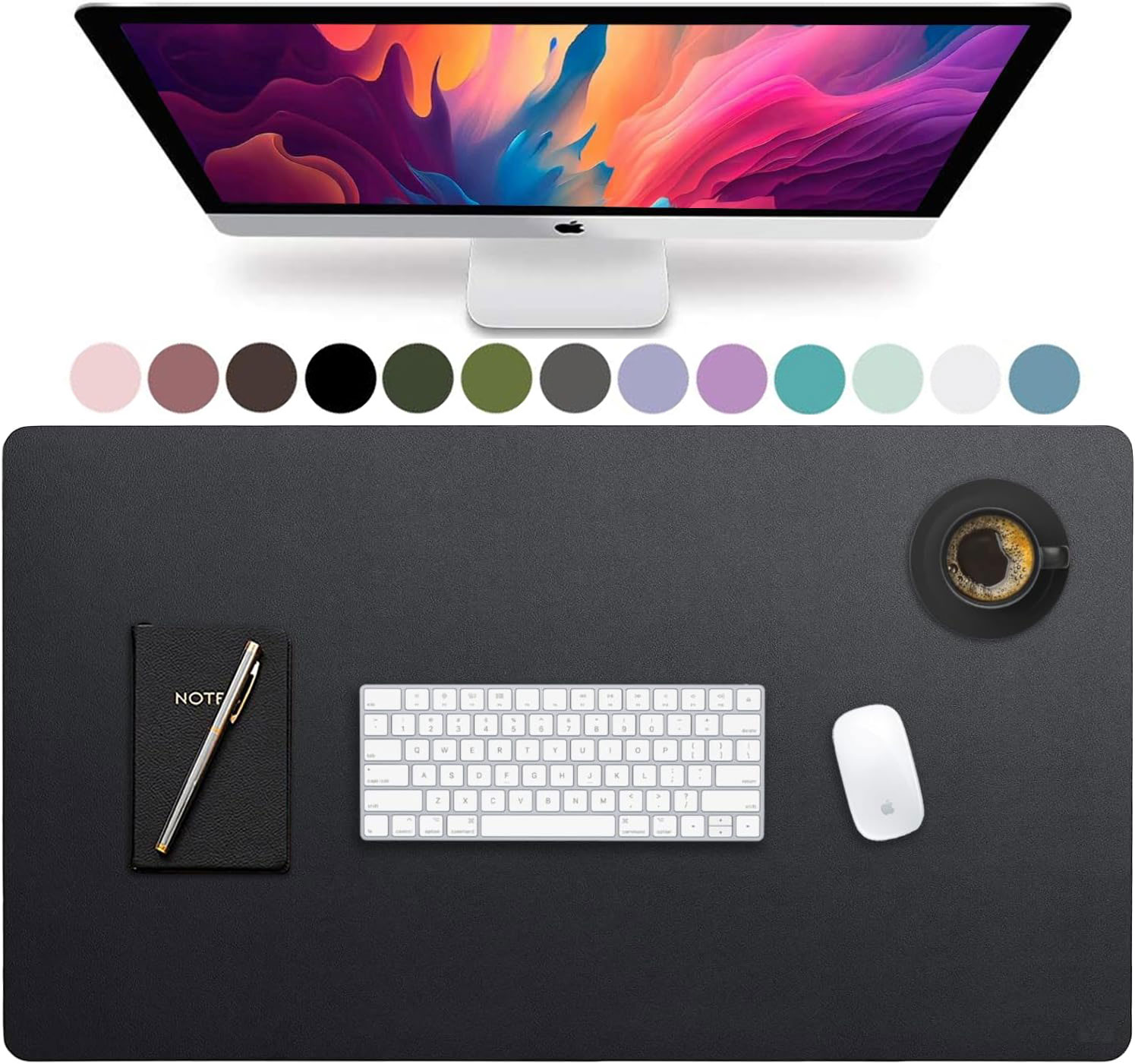 Leather Desk Pad - Alas Meja Kulit Ukuran Besar, Alas