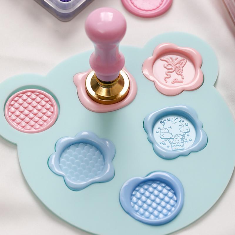 Wax Seal Stamp Set - Alas Cetakan Silikon untuk Stempel Segel