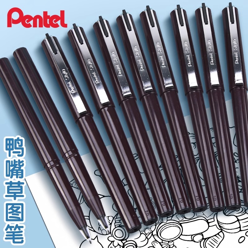 Pentel Pen Sign Pen - Pentel Arts Stylo Sketsa Pena Gambar
