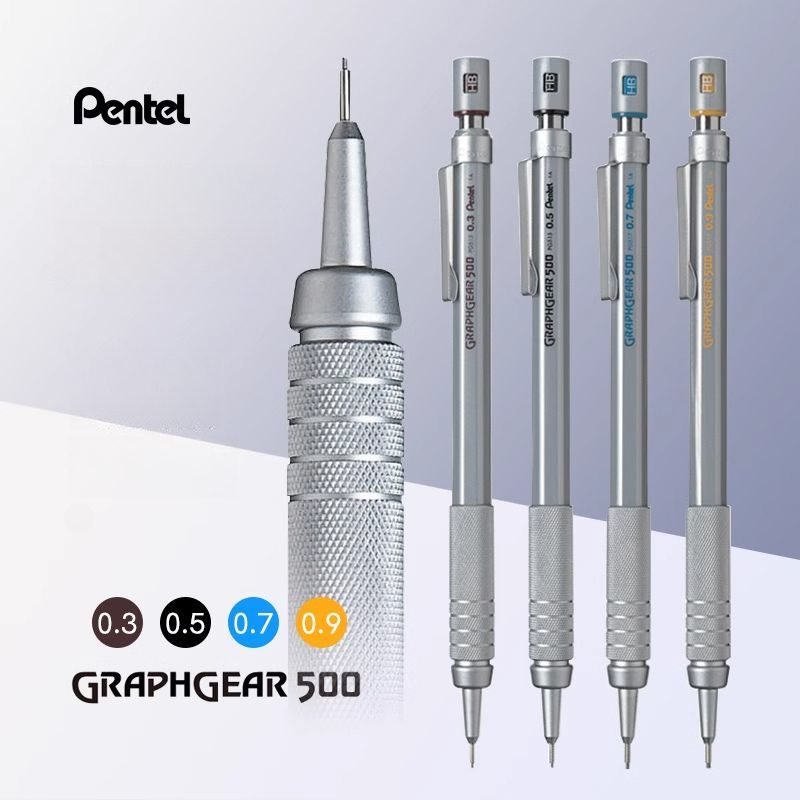 Pentel Pen Graphgear - 1 buah Pentel Graphgear 500 pensil