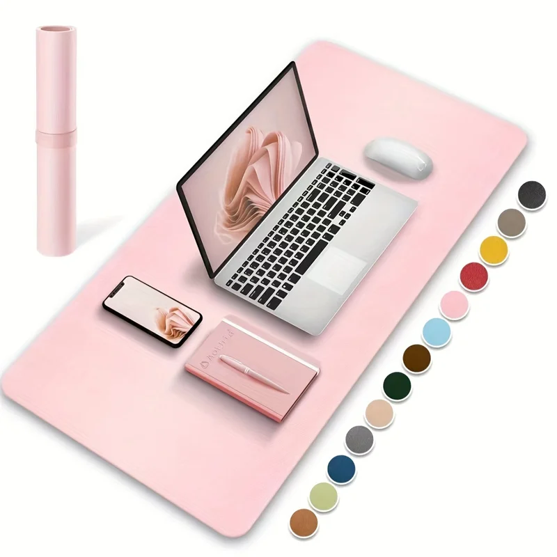 Leather Desk Pad - 1 buah alas pelindung meja kantor,