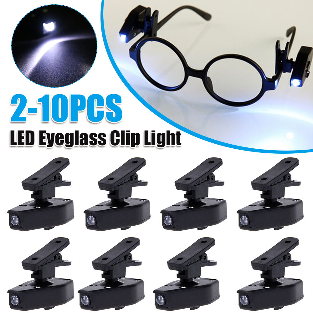 Book Weight Glass - Lampu Baca Mini Dapat Disesuaikan Lampu