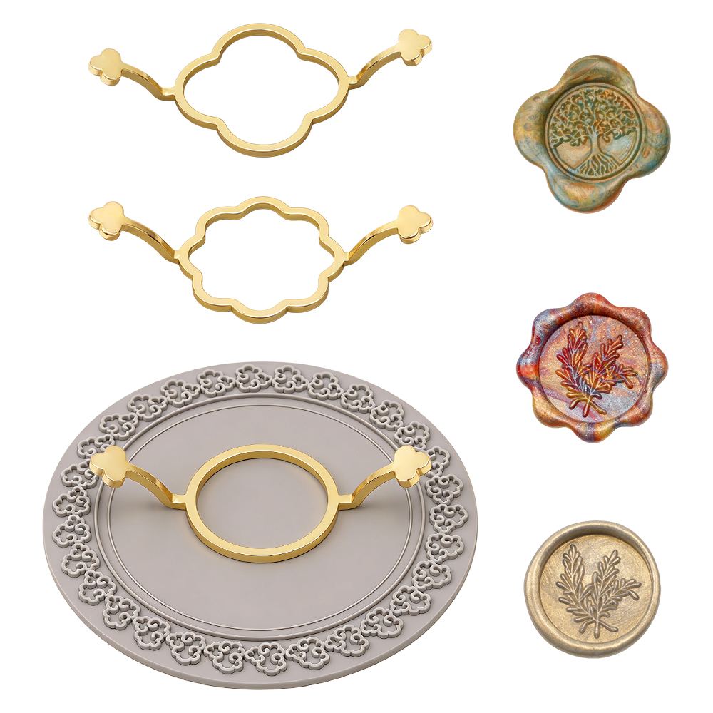 3Pcs Set Cetakan Stempel Lilin - Wax Seal Stamp Set ulasan dan harga