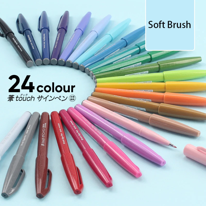 Jepang Pentel kuas sentuh pena - Pentel Pen Sign Pen ulasan dan harga