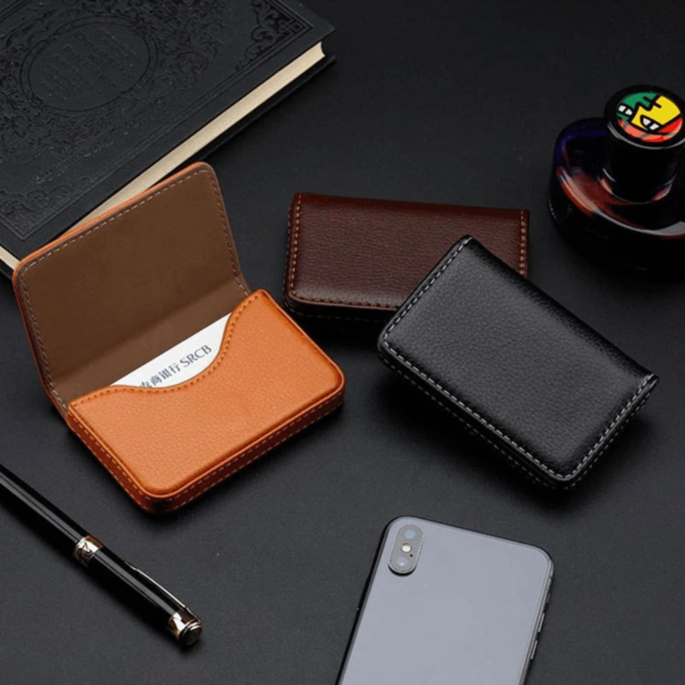 Dompet Kartu Kredit Kulit PU J - Index Card Holder ulasan dan harga