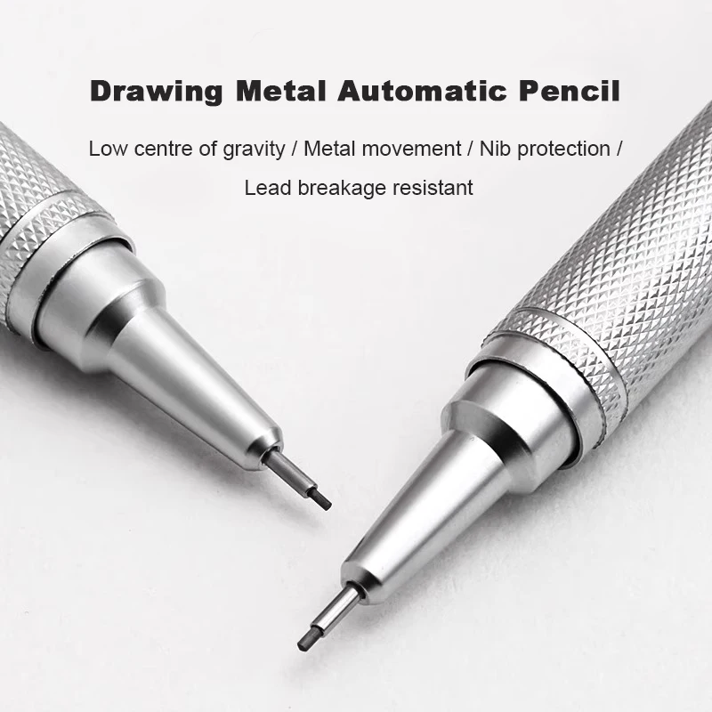 Set Pensil Mekanis Logam Pusat - Mechanical Pencil 0.3 ulasan dan harga