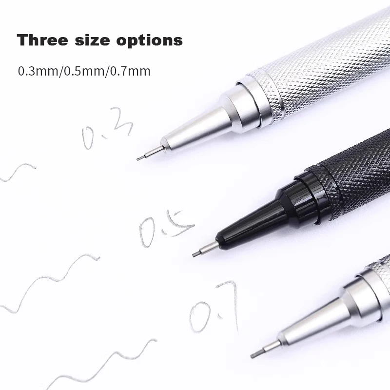 Set Pensil Mekanis Logam Pusat - Mechanical Pencil 0.3 ulasan dan harga