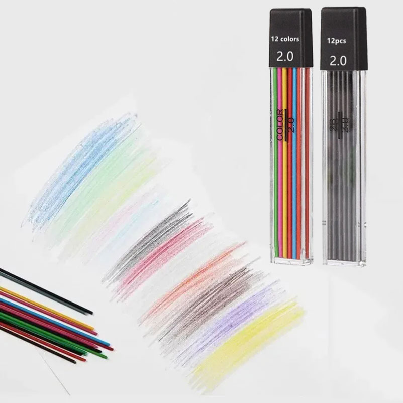 Set Pensil mekanis 2.0mm denga - Staedtler Pencil Lumocolor ulasan dan harga