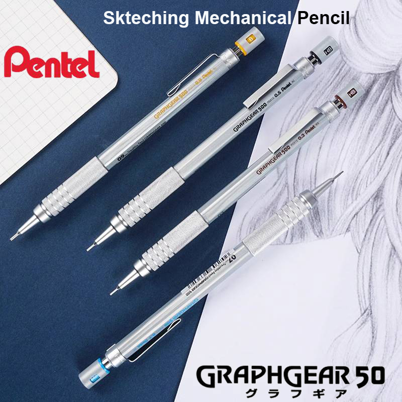 Pensil Mekanik Pentel GraphGea - Pentel Pen Graphgear ulasan dan harga