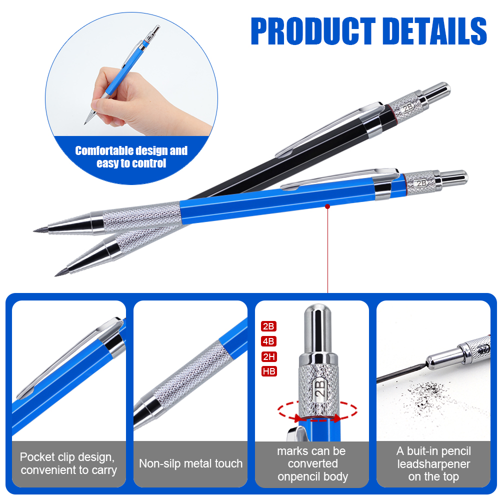 Pensil Mekanis Logam Multiwarn - Staedtler Pencil Lumocolor ulasan dan harga
