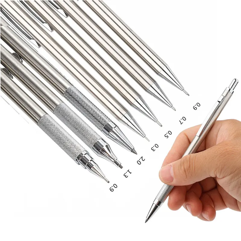 Set pensil mekanik logam penuh - Mechanical Pencil 0.3 ulasan dan harga