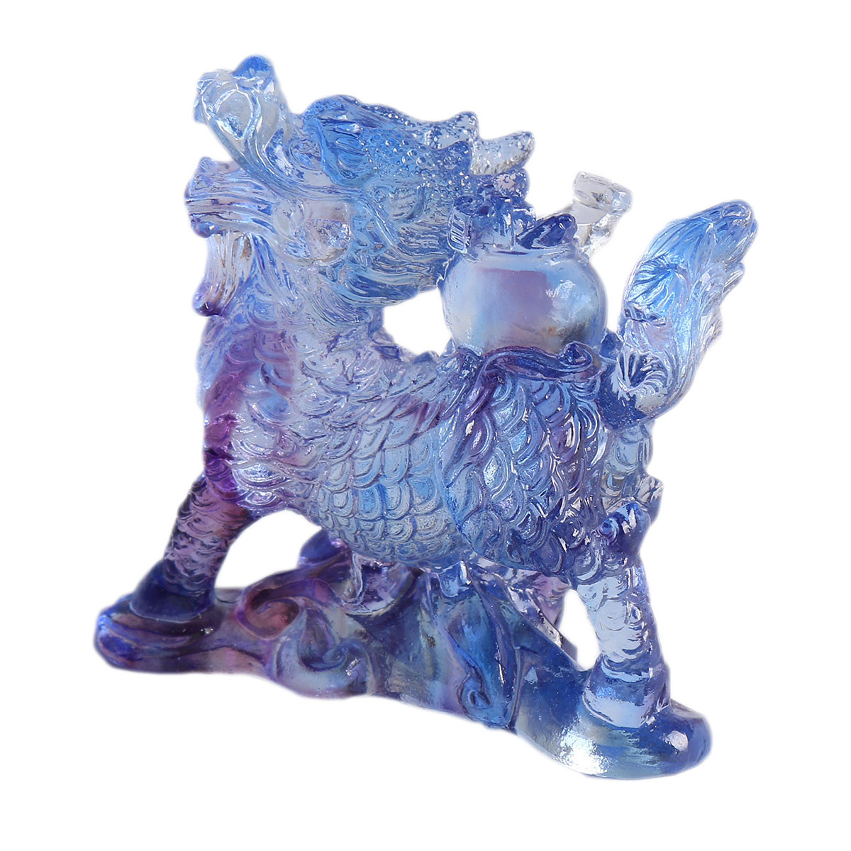 Patung Chi Lin Feng Shui Krist - Paper Weight Crystal ulasan dan harga