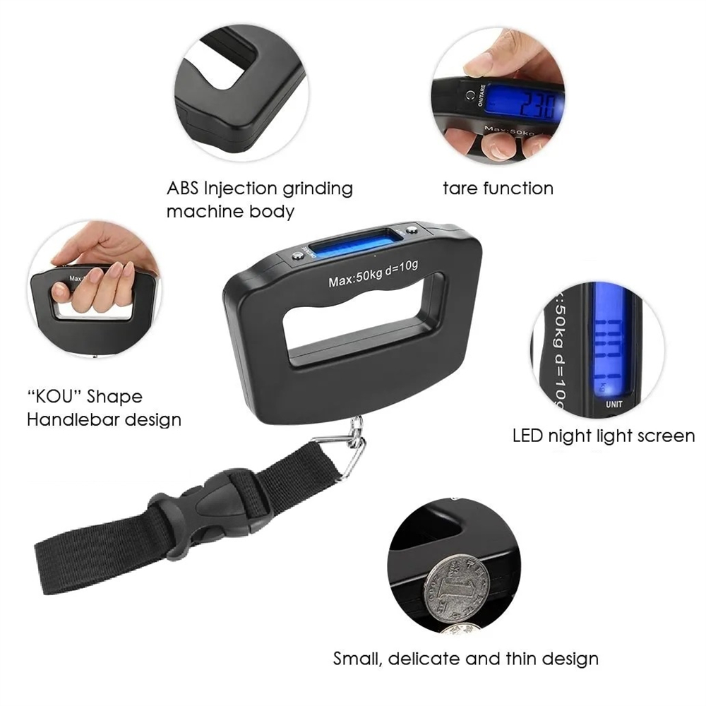 Timbangan gantung Digital LCD  - Tape Dispenser Weighted ulasan dan harga