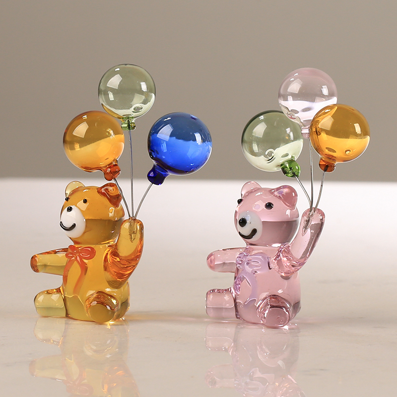 Patung beruang kristal dengan  - Paper Weight Crystal ulasan dan harga