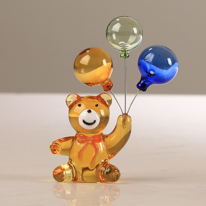 Patung beruang kristal dengan  - Paper Weight Crystal ulasan dan harga