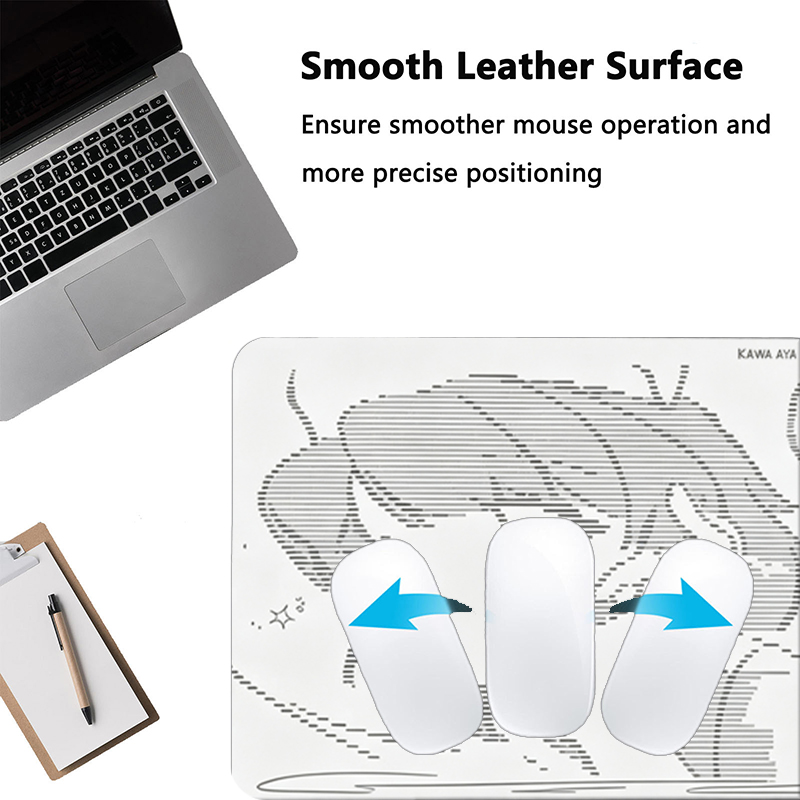1 Buah Alas Mouse Kulit Anime  - Leather Desk Pad ulasan dan harga
